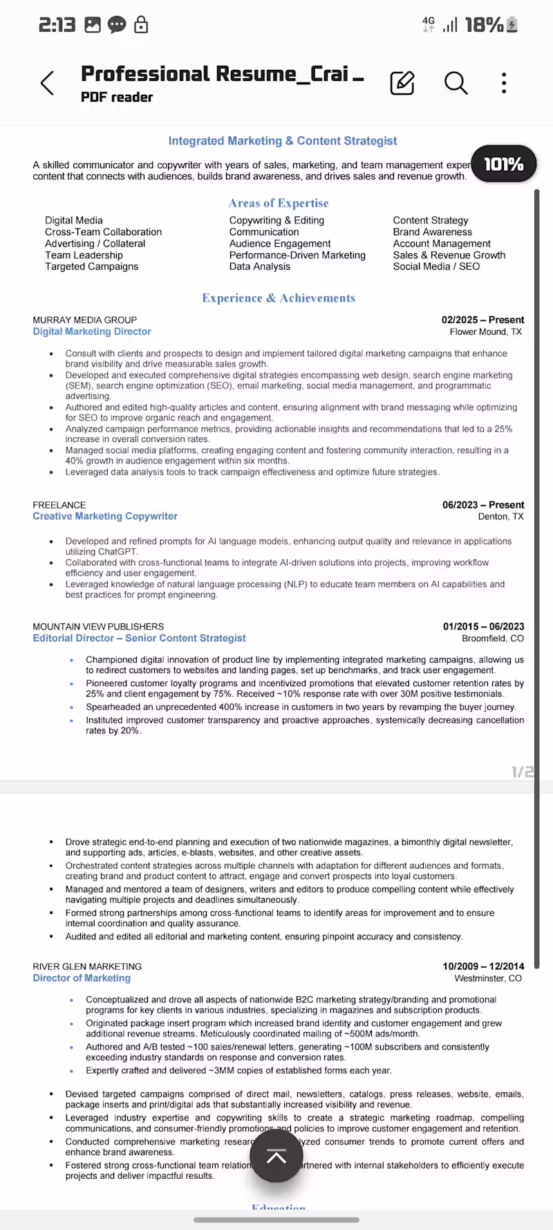 Cover image for Hard work pays off! This resume helped my client finally lan...