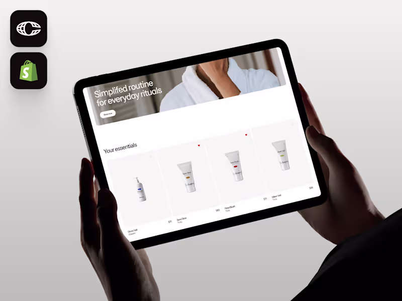 Cover image for Framer eCommerce website made for modern beauty cosmetics brands