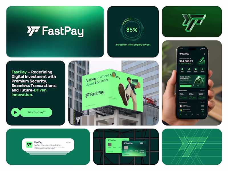Cover image for FastPay — Fintech Brand Identity