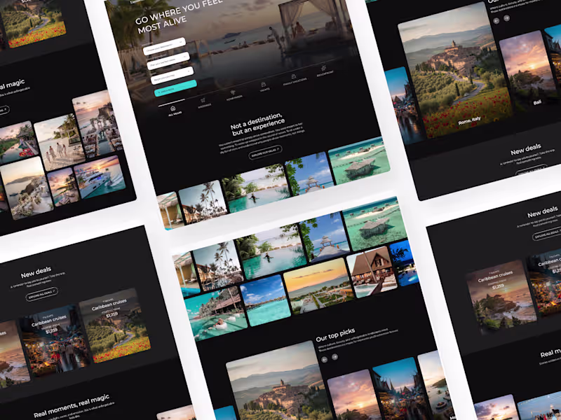Cover image for Luxury Travel Website Design