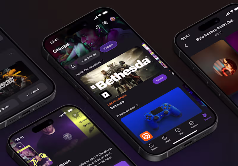Cover image for GameTree App Redesign for Crowdfunding