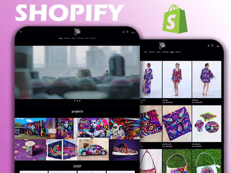 Cover image for Overview: We built Dina Saadi’s official website as a vibran...
