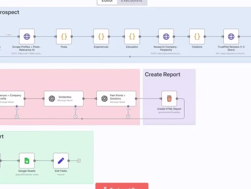 Cover image for Automated Prospect Research Solution for Digital Agency
