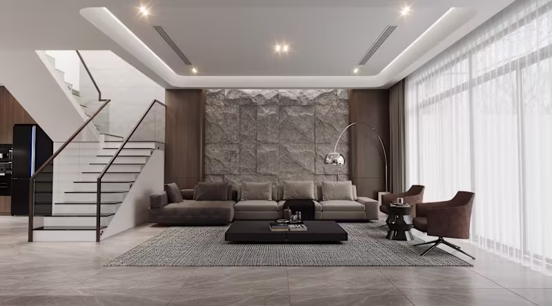 Cover image for 3D Visualization of an Interior Living Area