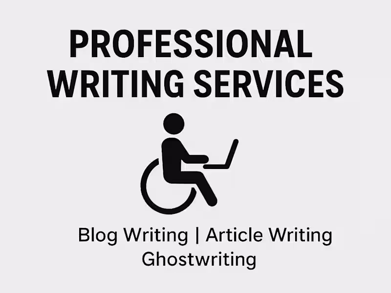 Cover image for Professional Article Writing Tailored to Your Needs