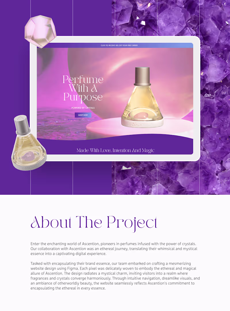 Cover image for Ascention Beauty - Website UI UX Design & Development :: Behance