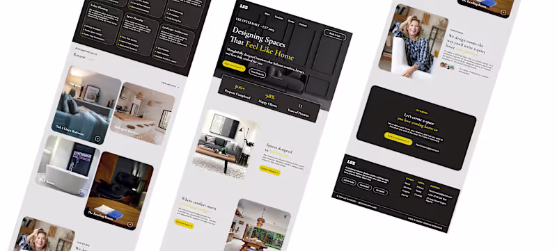 Cover image for Premium Website Design for Interior Designers & Creative Studios