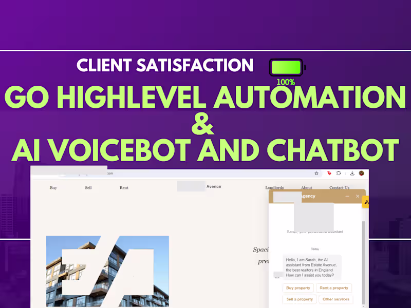 Cover image for AI Powered Voicebot and Chatbot for a Real Estate Client