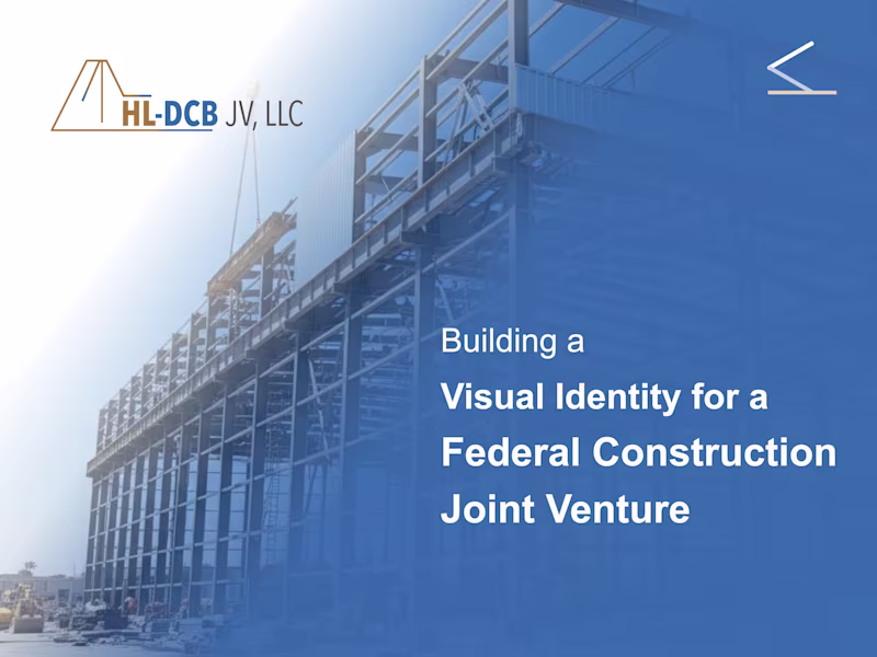 Cover image for Visual Identity for a Federal Construction Joint Venture