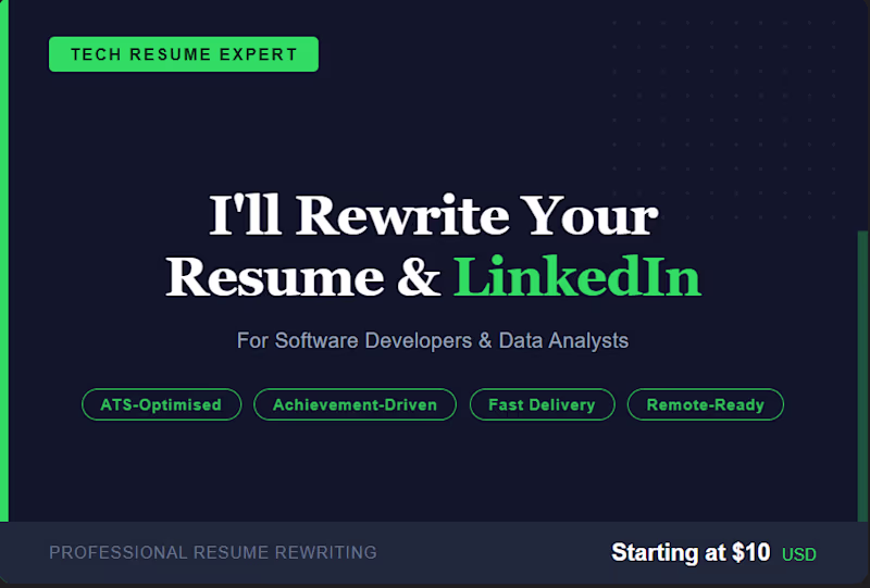Cover image for Professional Resume Writing – Basic