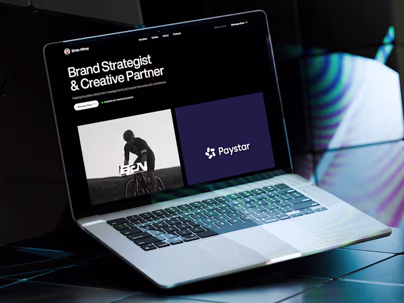 Cover image for Brian Athey Portfolio Website | Framer