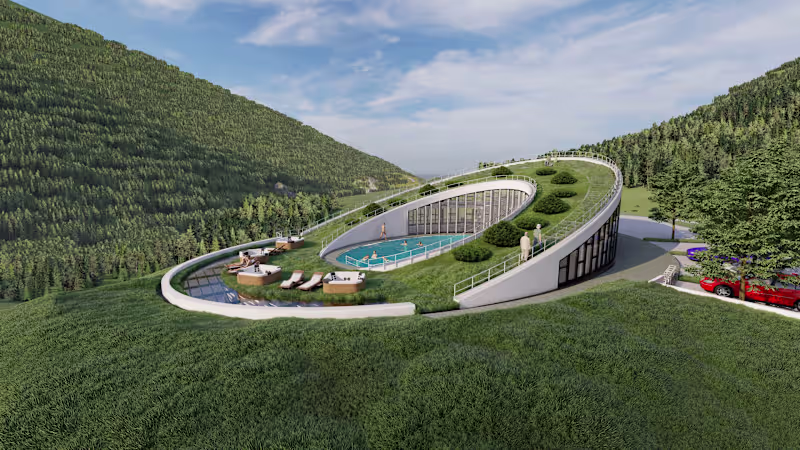 Cover image for Mountain Spa Competition, Switzerland