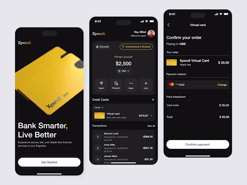 Cover image for Xpendi - Fintech Mobile App