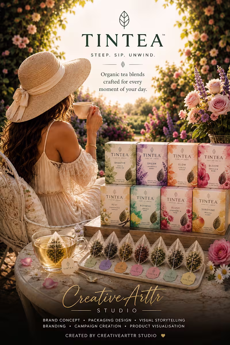 Cover image for TINTEA

Brand Concept · Packaging Design