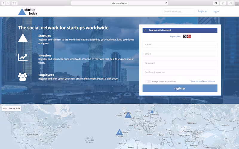 Cover image for Startup Today was a platform I created from scratch — a comm...