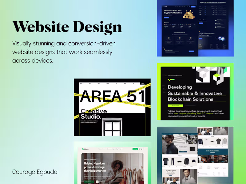 Cover image for Website Design