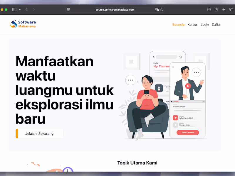 Cover image for Software Mahasiswa E Course