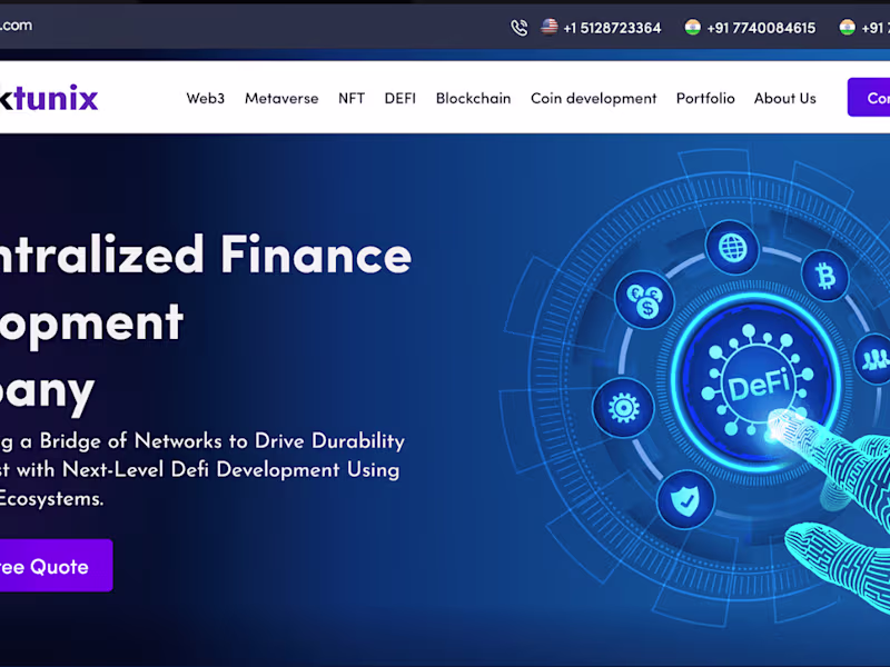 Cover image for De-fi apps development