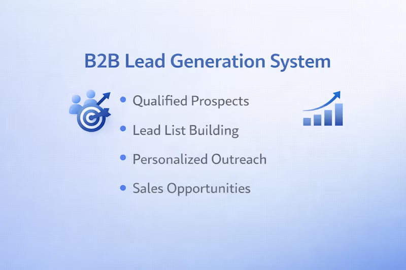 Cover image for B2B Lead Generation System