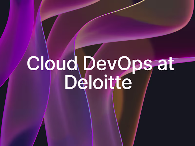 Cover image for AWS DevOps Engineer at Deloitte