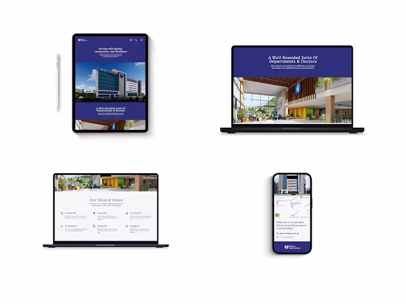 Cover image for Wellcare Health Branding + Custom Website