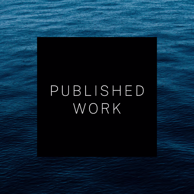 Cover image for Published Work 