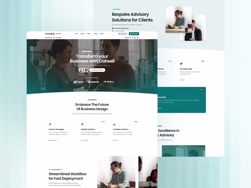 Cover image for Consulting Demo — Conseil WordPress