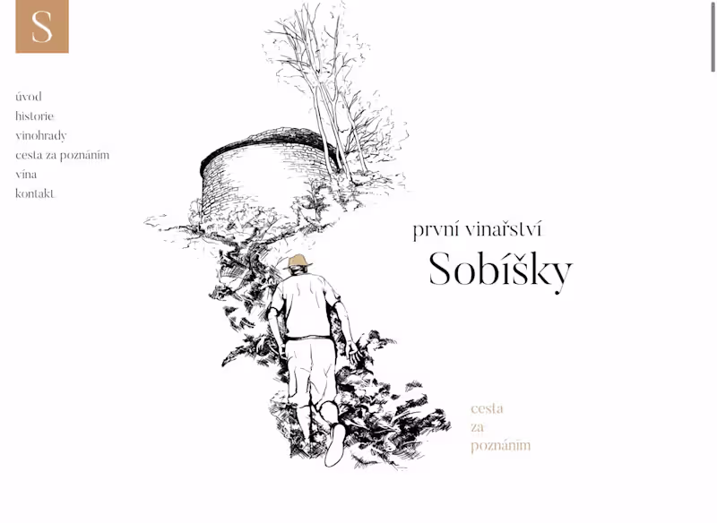 Cover image for Website for a small winery