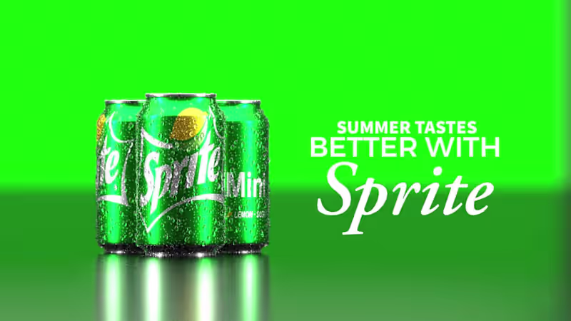 Cover image for Showcase Sprite Advertisement.