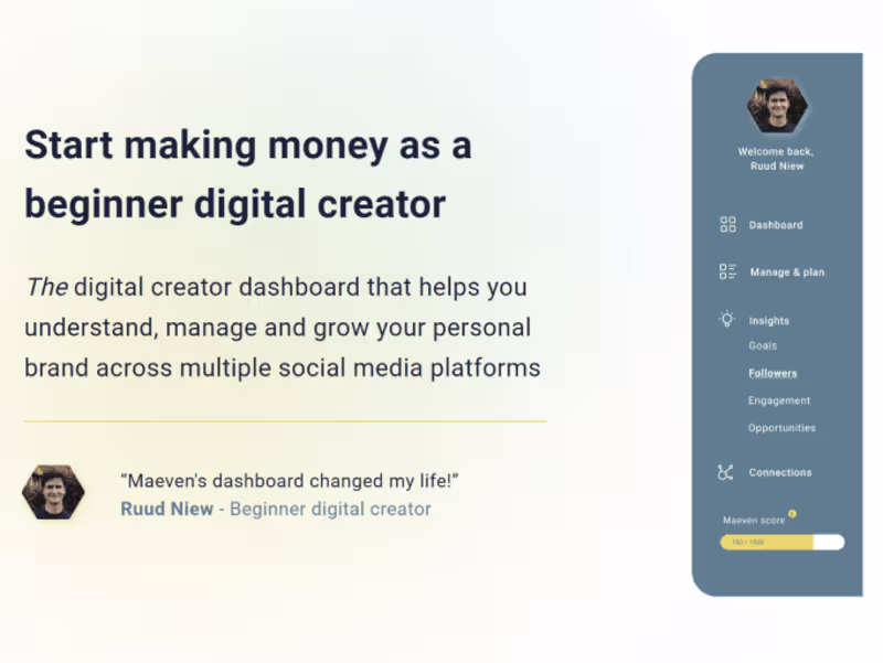 Cover image for Founder @ Maeven