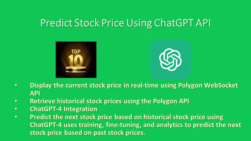Cover image for Predict Stock Price Using OpenAI API