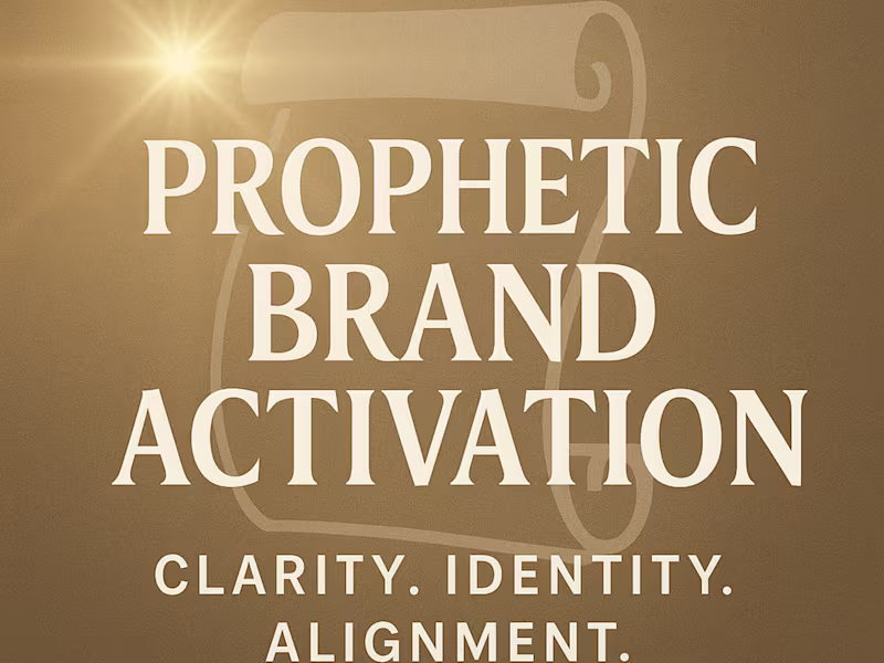 Cover image for Prophetic Brand Consulting & Platform Activation