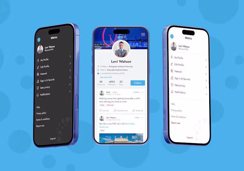 Cover image for UX/UI Design for Nurses mobile app - Shiftyy