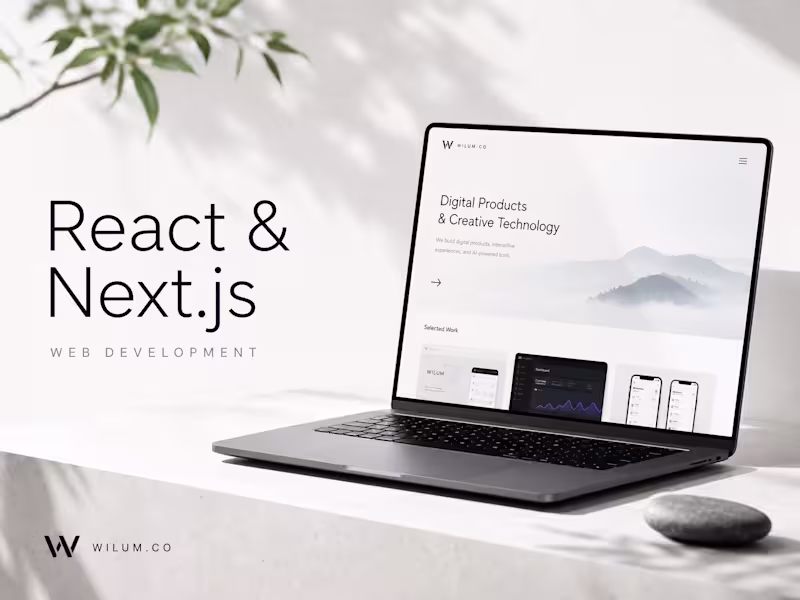 Cover image for React & Next.js Web Development