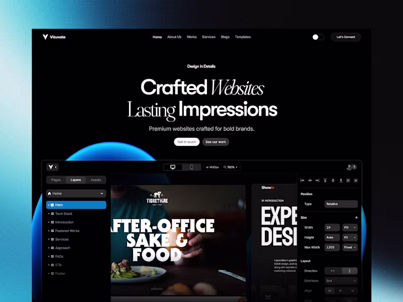 Cover image for Visuvate Studio | Website Development