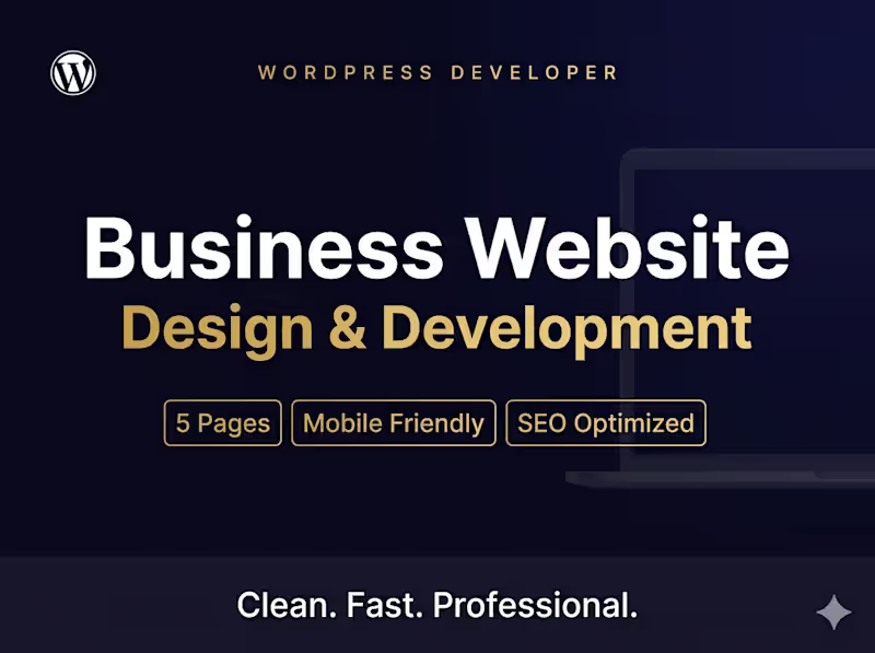 Cover image for WordPress Business Website