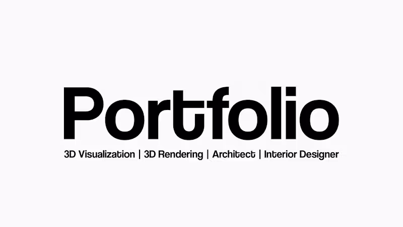 Cover image for 3D Rendering Portfolio :: Behance