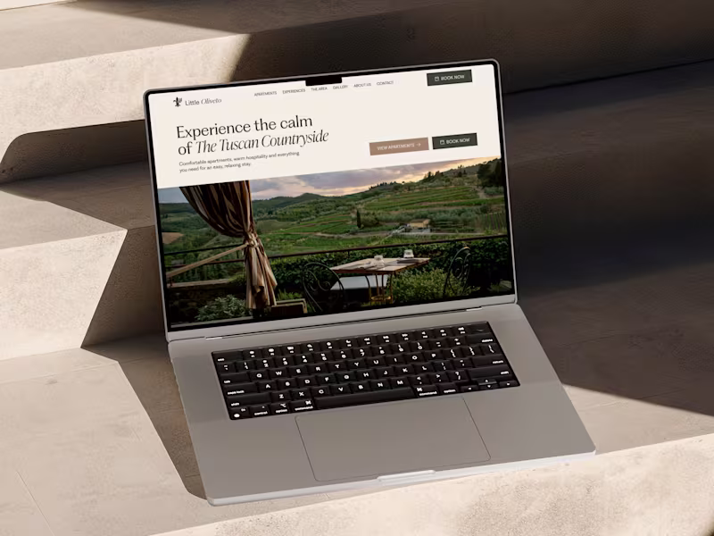 Cover image for Little Olivetto Website Design
