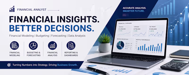Cover image for Financial Modeling & Excel Dashboard