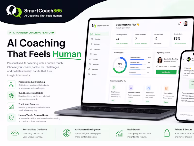 Cover image for SmartCoach365 — AI Coaching That Feels Human