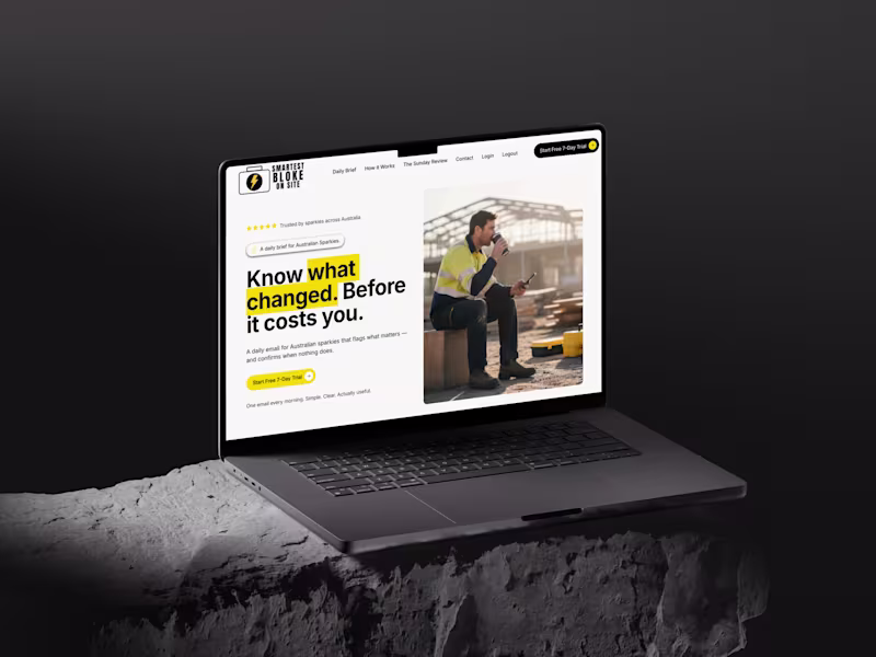 Cover image for For Smartest Bloke on Site,