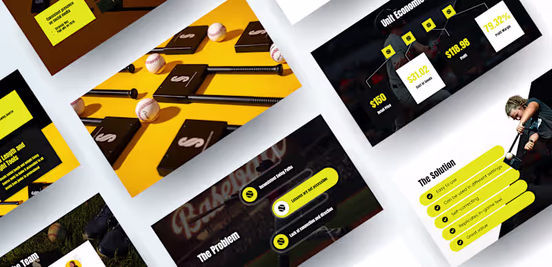 Cover image for Sports Pitch Deck for The Swing Source | Presentation Design