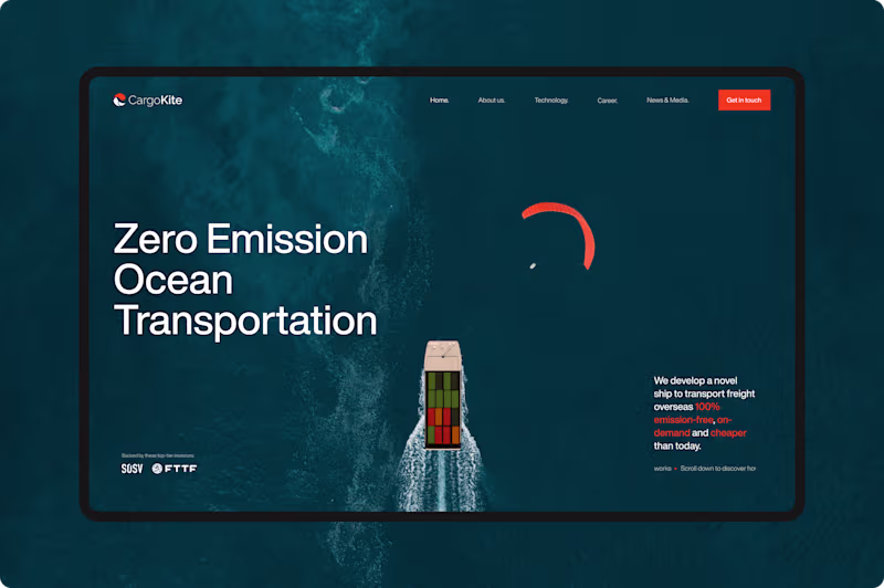 Cover image for CargoKite - Revolutionizing Ocean Transport & Logistic