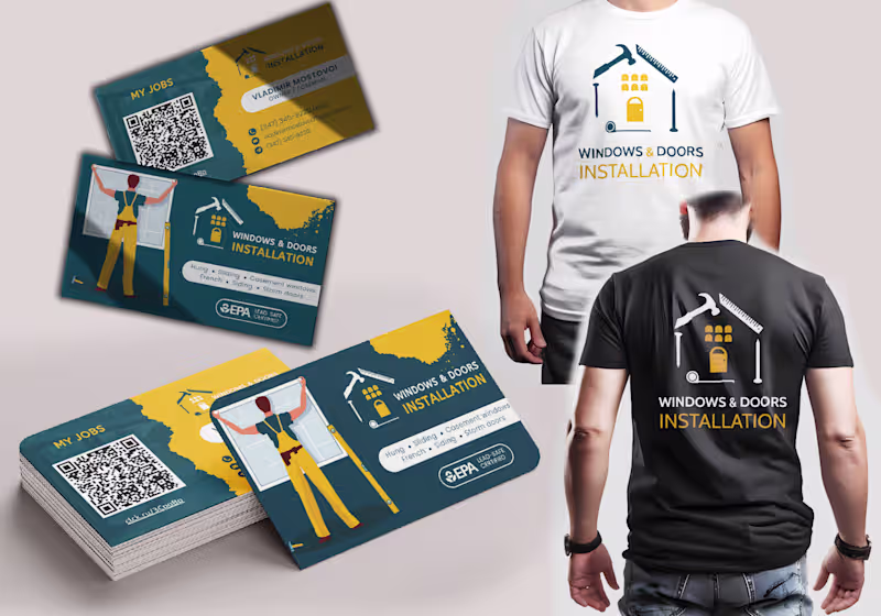 Cover image for Logo & Business Card Design for Window Installation Company