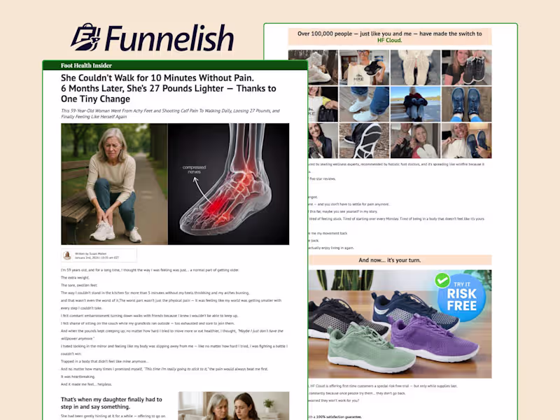 Cover image for Foot Health Insider Advertorial Page