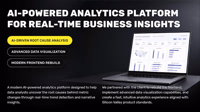 Cover image for 📊 AI-Powered Analytics Platform for Business Intelligence