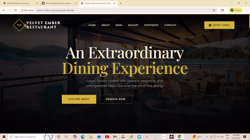 Cover image for modern responsive website design