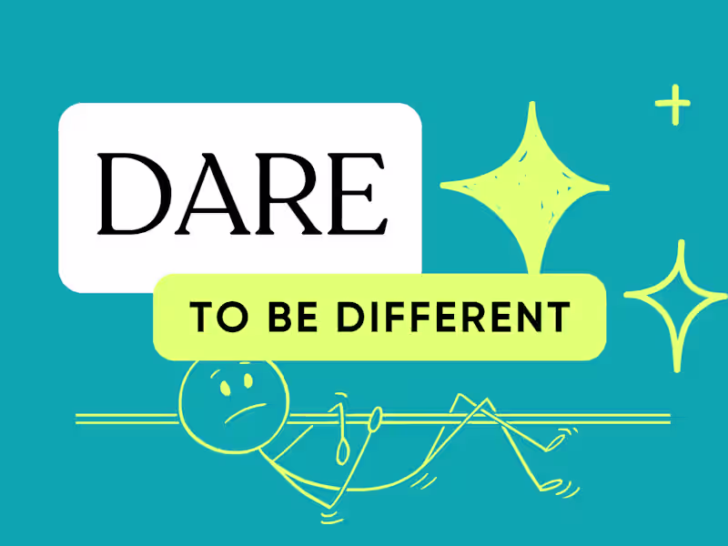 Cover image for to be different