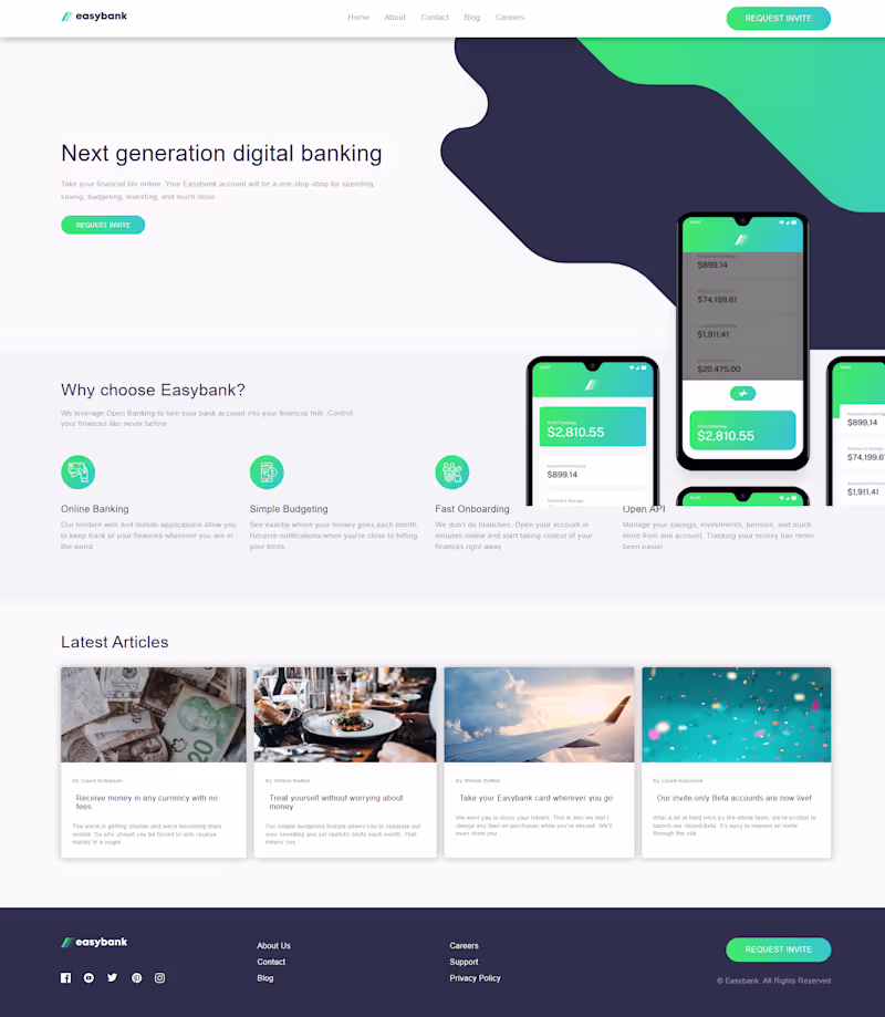 Cover image for Single page website