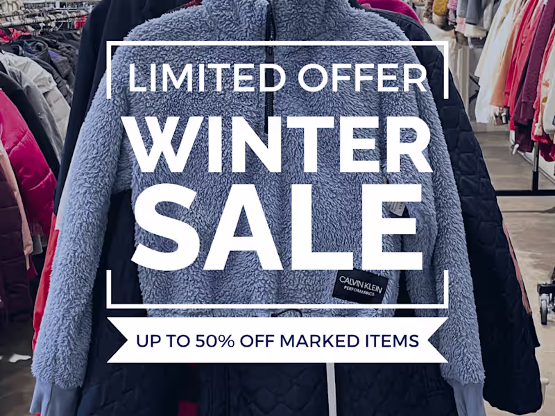 Cover image for ❄️ Cozy Winter Sale: Promo Reel for My Best Friend's Closet